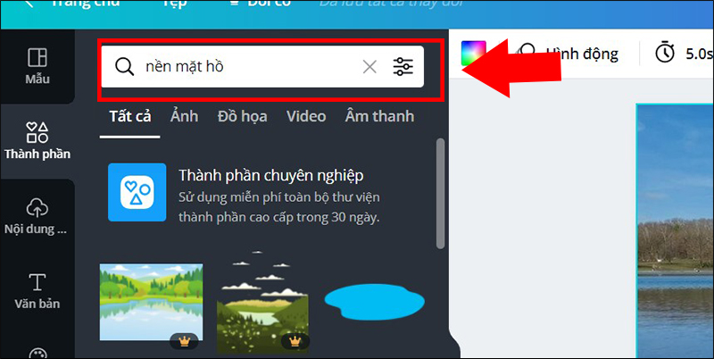 Chọn nền cho h&igrave;nh ảnh